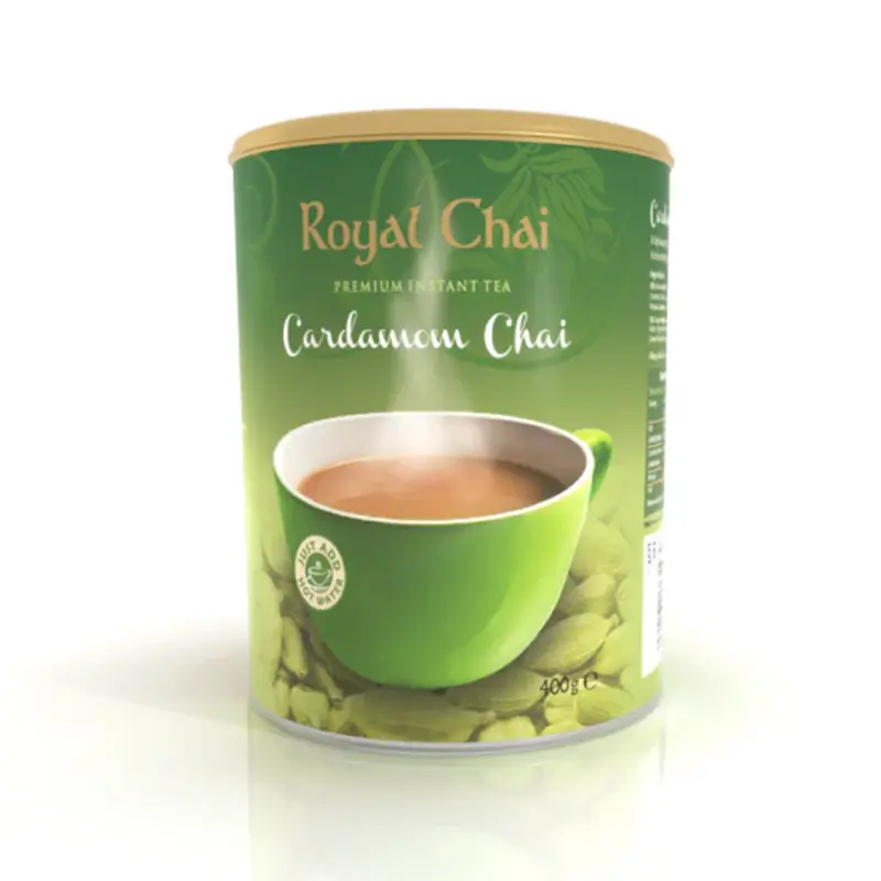 Royal Cardamom Sweetened Tub 6x400g