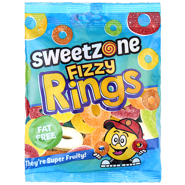 Sweetzone Fizzy Rings 170gr x 12