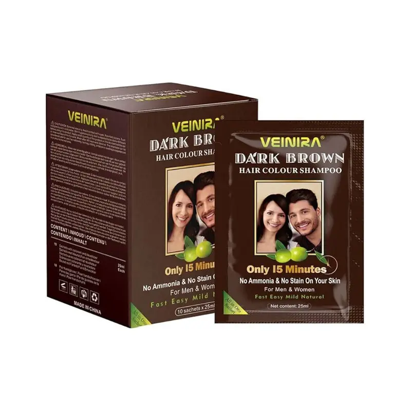 Veinira Dark Brwon Hair Color Sachets  