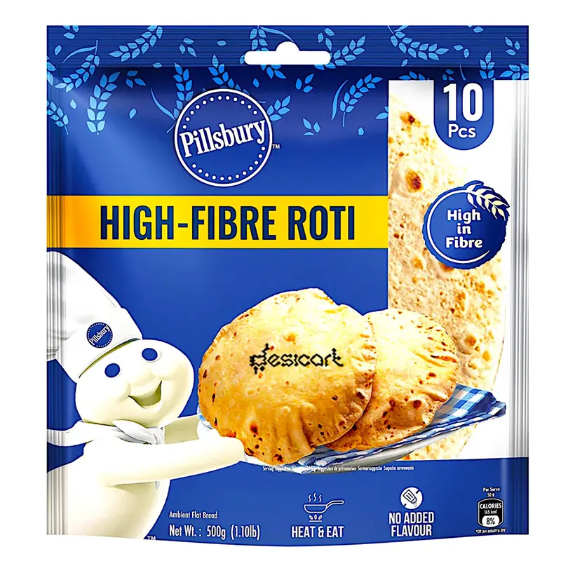 Pillsbury Roti High Fibre Chapatti 18 Pcs