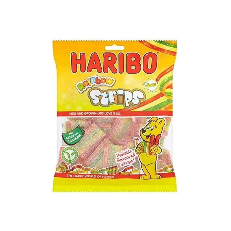 Haribo Rainbow Strips ZIng 130g