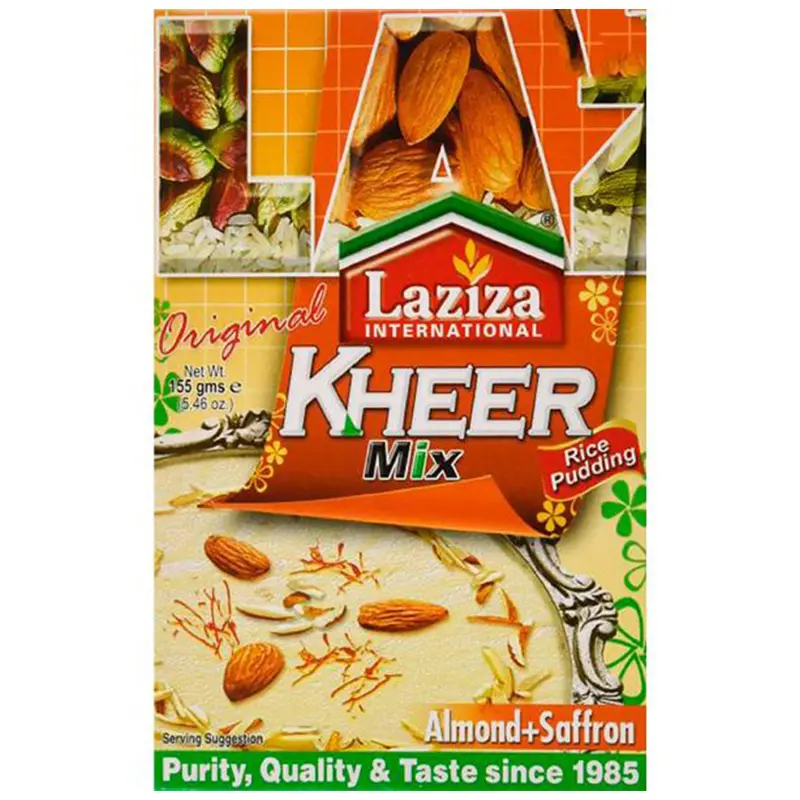 Laziza Kheer Mix Almond + Saffron 1x12  