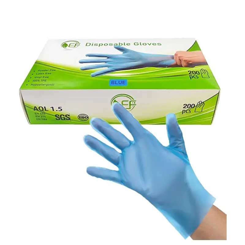 EF Blue Gloves Medium 1 Pack 