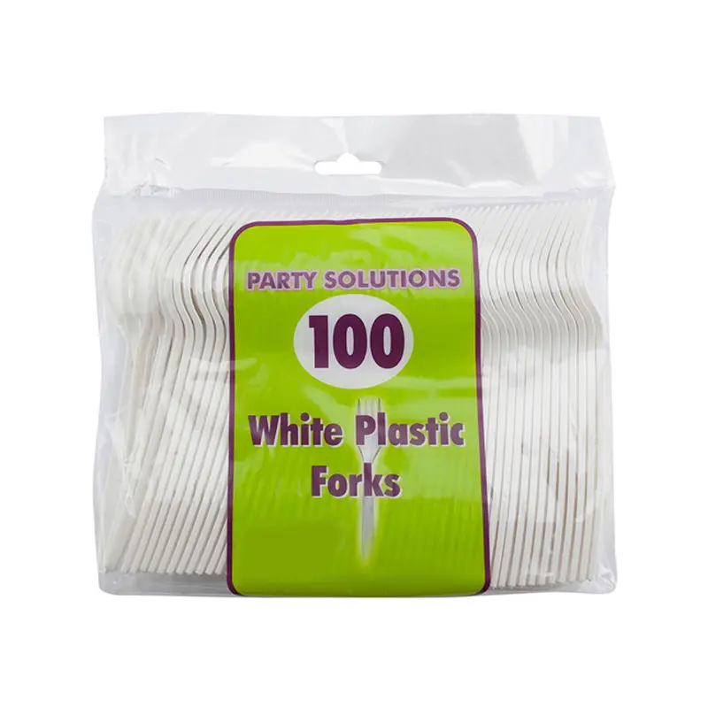H-Pack Plastic Fork 100pcs 