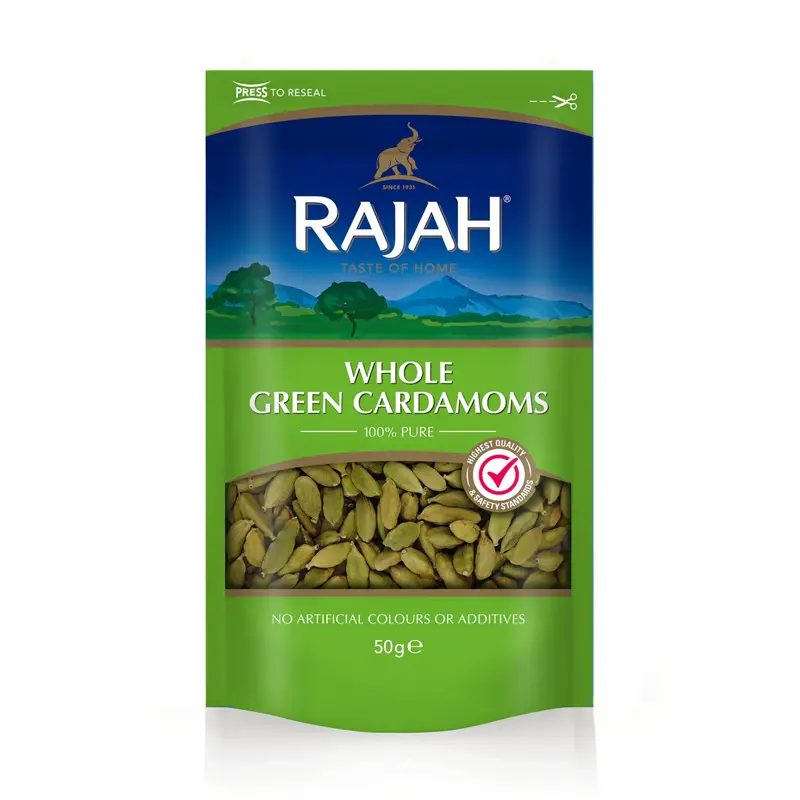 Rajah Whole Green Caradamon 50gr 
