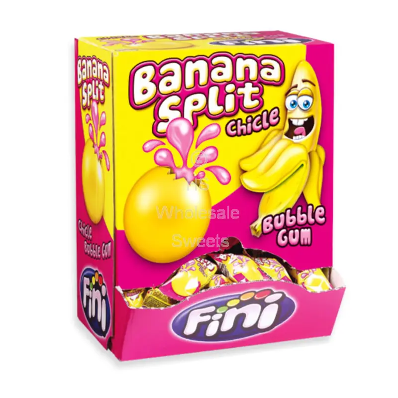 Fini Banana Split Bubble Gum (Pack of 200) 