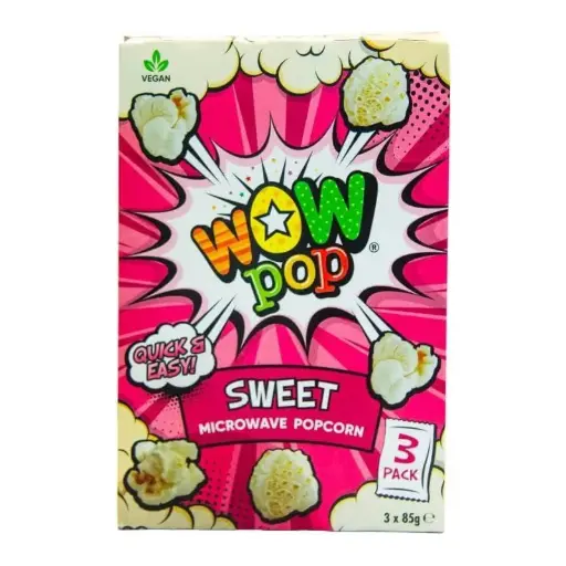 Wow Pop Sweet Popcorn 100g x 15