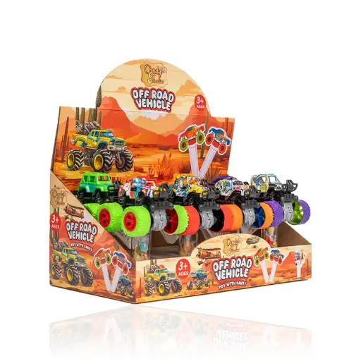 Off Road Vehicle & Toy Candy 8 x 10g