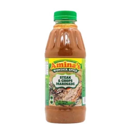 Amina's Steak & Chops Marinade  8x500ml