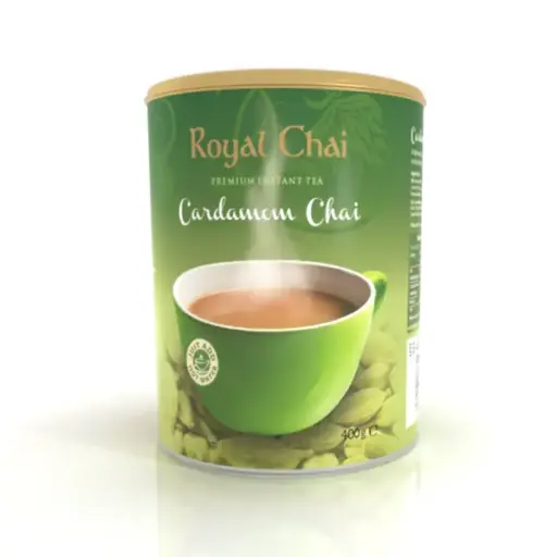 Royal Cardamom Sweetened Tub 6x400g