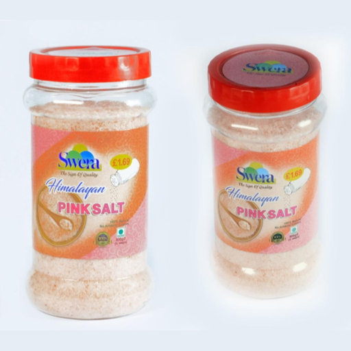 Swera  Himalayan Pink salt jars 850gr