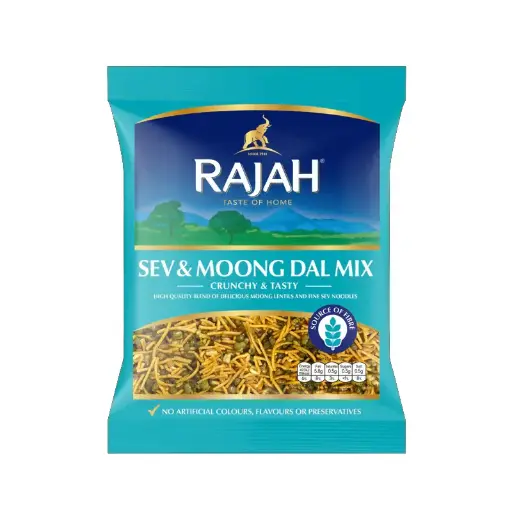 Rajah Sev & Moong Dal 200g x  8– A Crispy & Flavourful Delight!