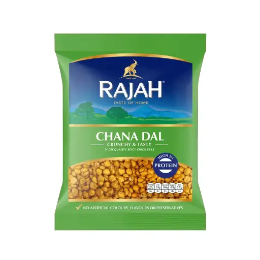 Rajah Chana Dal 200g x 8 – Crispy & Spicy Chickpeas!