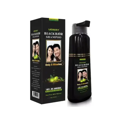 Veinira Black Hair Color Bottle 
