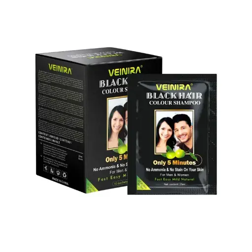 Veinira Black Hair Color Sachets