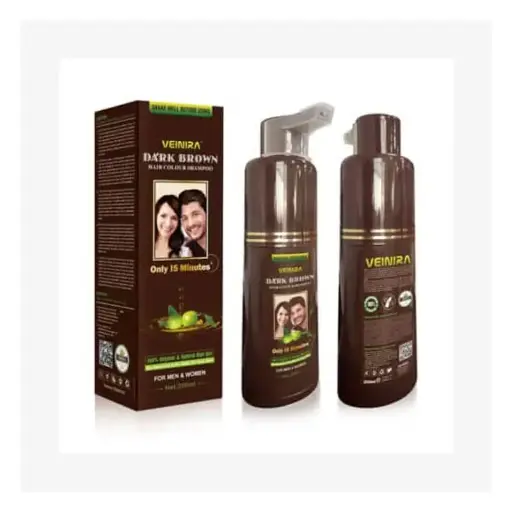 Veinira Dark Brown Hair Color Bottle