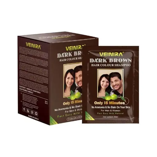 Veinira Dark Brwon Hair Color Sachets  