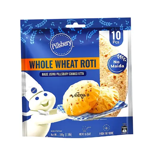Pillsbury Roti Whole Wheat Roti 18 Pcs