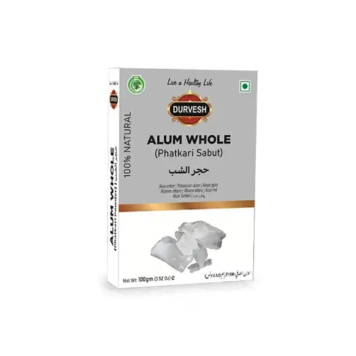 Durvesh Alum Whole Phatkari 100g x 12  