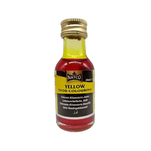 Natco Yellow Food Colouring 28ml