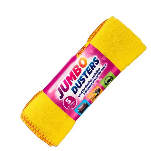 Jumbo Yellow Duster 1 x 5pcs 