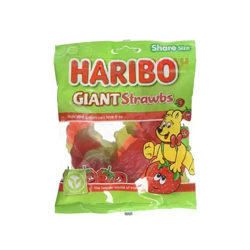Haribo Giant Strawberry 154g 