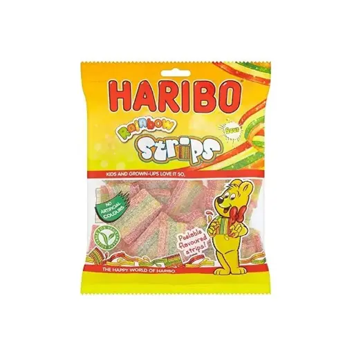 Haribo Rainbow Strips ZIng 130g