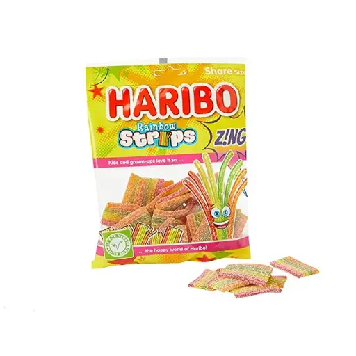 Haribo Sour Rainbow Strip 150g 