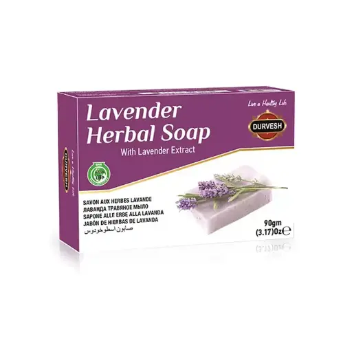 Lavender Herbal Soap 1x12