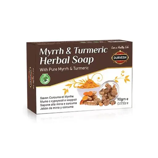 Myrrh & Turmeric Herbal Soap 1x12