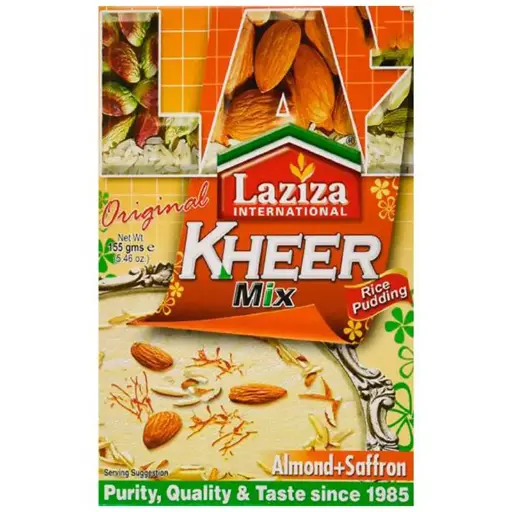 Laziza Kheer Mix Almond + Saffron 1x12  