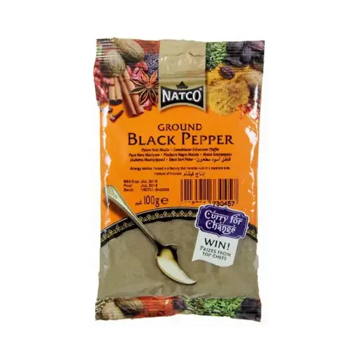 Natco Black Pepper Ground 100gr 