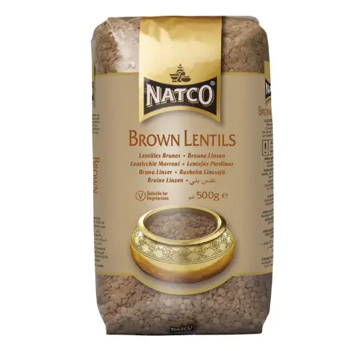 Natco Brown Lentils 500gr