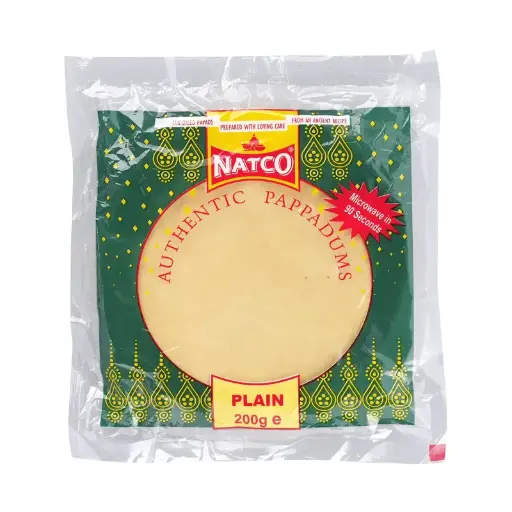 Natco Plain Pappadom 200g 