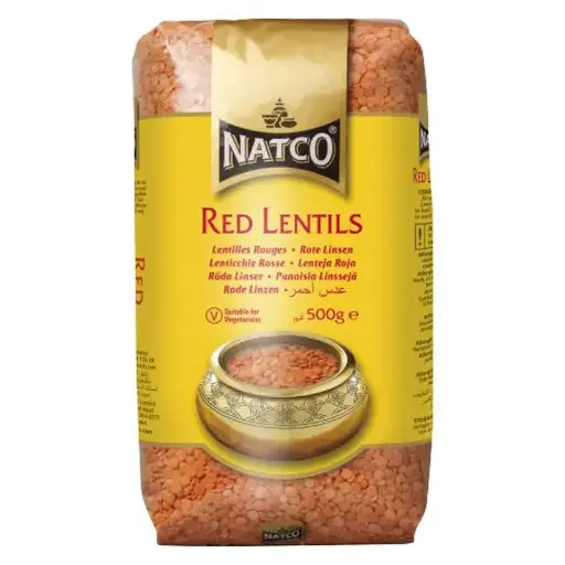 Natco Red Lentils 500gr