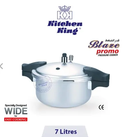 Kitchen King 7 Ltr Aluminium Induction Pressure Cooker Steam Pot
