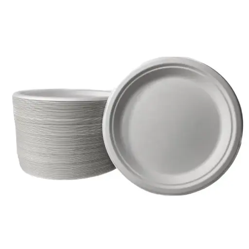 Bagass Plate 9'' 50Pcs 