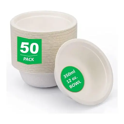 Bagasse Bowl 7'' 50Pcs