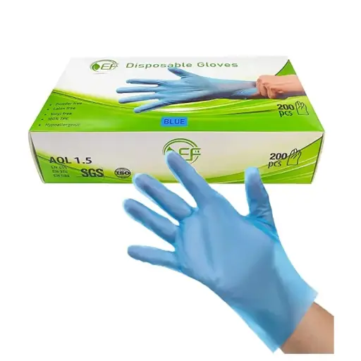 EF Blue Gloves Medium 1 Pack 