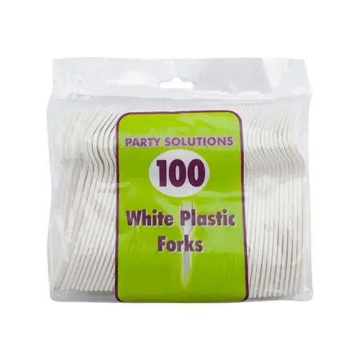 H-Pack Plastic Fork 100pcs 