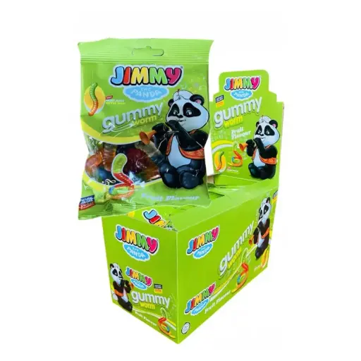 Jimmy Gummy Worm 80g x 4Pcs