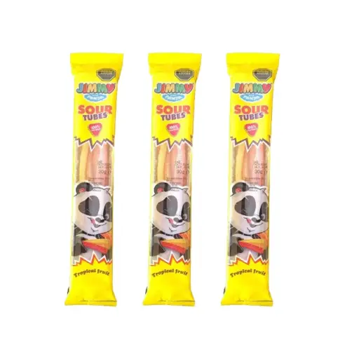 Jimmy Tropical Sour Tube 4Pcs