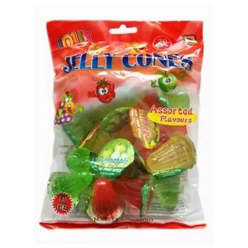 Jolly Jelly Cones Assorted 3Pack