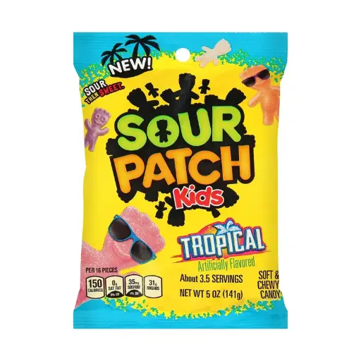 Sour Patch Kids Tropical 80g x 4Pack