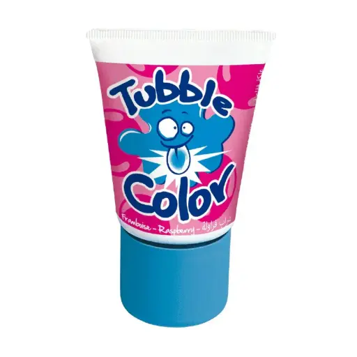 Tube Gum Raspberry Bubble Gum 1x36 