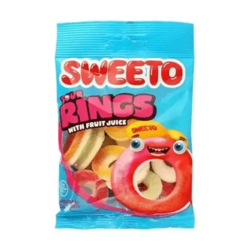 Sweeto Sour Rings Bags 4Pack