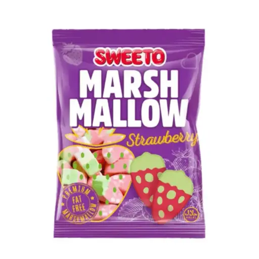 Sweeto Strawberry Marshmallow 140g 