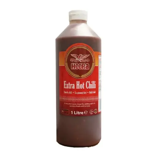 Heera Extra HOT Chilli Sauce 10 x 1 Litre